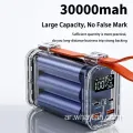 شحن سريع PD 100W 30000MAH بنك الطاقة المحمولة